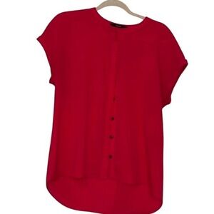 Hot pink Tahari, short sleeve‎ blouse